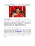 Dr. Jayam Kannan and Cloudnine Hospital