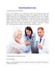 Best Orthopedists in India (1)