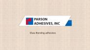 Industrial Glass Bonding adhesives