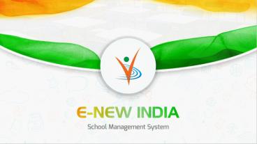 E-new India is a online school management software system