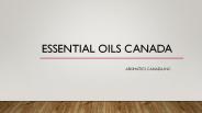 Essential Oils Online Canada