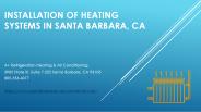 Heating systems installation in Santa Barbara, CA