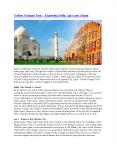 Golden Triangle Tour – Exploring Delhi, Agra and Jaipur PowerPoint PPT Presentation