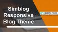 Simblog Responsive Blog Theme PowerPoint PPT Presentation
