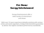 Fire Shows-Energy Entrertainment