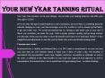 YOUR NEW YEAR TANNING RITUAL PowerPoint PPT Presentation
