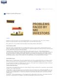 Problems Faced By NRI Investors PowerPoint PPT Presentation