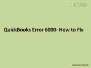 quickbooks error 6000