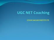 UGC NET Exam Coaching in chandigarh