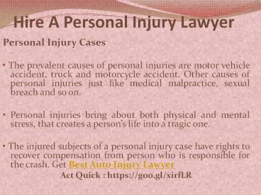 Personal Injury Attorney
