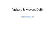 Packers & Movers Delhi