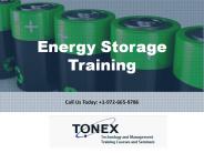 Energy Storage Training & Courses 2018