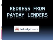 Redress from Payday Lenders
