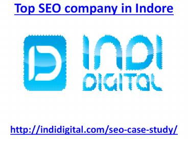 Looking for top seo company in Indore