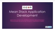 Best Mean Stack Application Development Trends