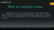 Best competitive exam courses in pune