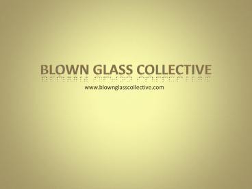 Blown Glass Lighting Chandelier - Blown Glass Collective