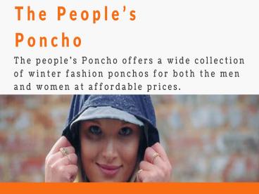 Cycle Rain Poncho - The people’s Poncho