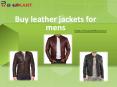 Buy leather jackets for mens.