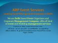 ARP Event Services-Event Management Company, Wedding Planners, Corporate Event Organizer PowerPoint PPT Presentation