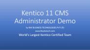 Kentico 11 AB Testing Administrator Panel Raybiztech