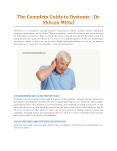 The Complete Guide to Dystonia - Dr. Shivam Mittal PowerPoint PPT Presentation