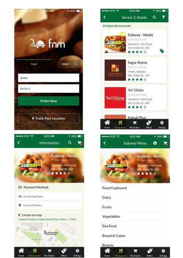 Hyperlocal food and grocery delivery platform