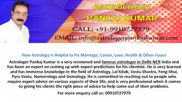 Best astrologer in delhi ncr-astrologer pankaj kumar
