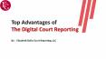 Top advantages of the digital court reporting PowerPoint PPT Presentation