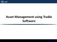Asset Management using Tradie Software PowerPoint PPT Presentation
