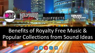 Popular Royalty Free Music Collections From Sound Ideas