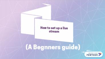 How to setup a live stream