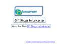 Gift Shops in Leicester PowerPoint PPT Presentation