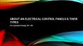 About an electrical control panels & their Types PowerPoint PPT Presentation
