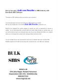 bulk sms Reseller in SMS Industry with Best Bulk SMS Software (1) PowerPoint PPT Presentation