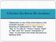 Tae kwon do academy | taekwondo Lincoln Park PowerPoint PPT Presentation