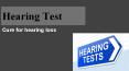 Hearing test PowerPoint PPT Presentation