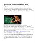 Have You Tried Online Casino free bonus Beyond Deposit? PowerPoint PPT Presentation