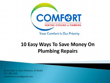 10 Easy way to save Money on Plumbing Repair