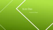 Kim Dao - Youtuber