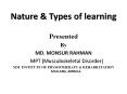 Nature & Types of learning PowerPoint PPT Presentation