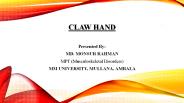 claw hand