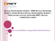 Open source social network PHP | Social community script