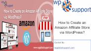 How to Create an Amazon Affiliate Store via WordPress