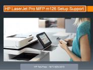 HP laserjet Pro MFP m126 setup support Number