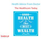 Health Advice From Doctor