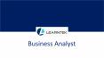 Business Analyst PowerPoint PPT Presentation