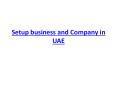 Company Formation in Dubai, UAE PowerPoint PPT Presentation