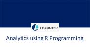 Analytics using R Programming Online Training