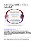 K.R. Fertility and Kidney Center in Hyderabad PowerPoint PPT Presentation